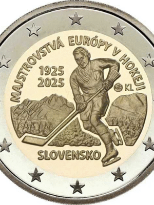 2 EURO 2025 SLOVACCHIA CAMPIONATI EUROPEI DI HOCKEY SU GHIACCIO FDC