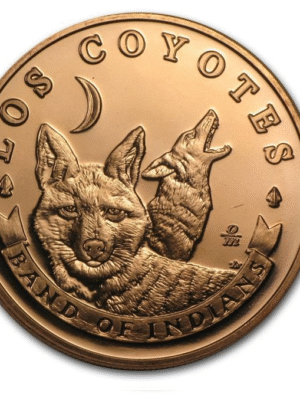 RAME 1 ONCIA LOS COYOTES -  1 ONCIA DI RAME FINE 999 FDC