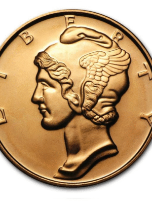 RAME 1 ONCIA MERCURY DIME - 1 oncia di rame fine 999 FDC