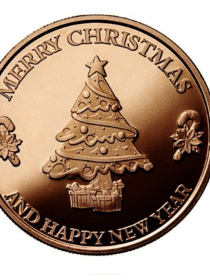 RAME 1 ONCIA NATALE ALBERO DI NATALE - 1 ONCIA DI RAME FINE 999 FDC