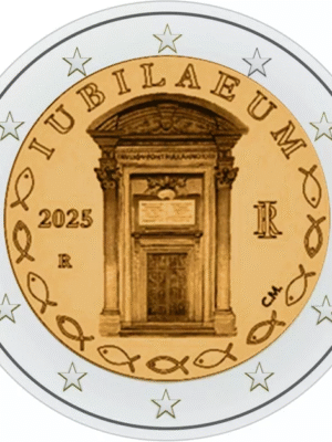 ITALIA 2 EURO 2025 IUBILAEUM GIUBILEO FDC IMMEDIATAMENTE DISPONIBILE