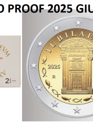 ITALIA 2 EURO 2025 PROOF FS GIUBILEO IUBILAEUM IN CONFEZIONE ORIGINALE