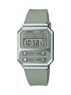 CASIO VINTAGE OROLOGIO Mod. EDGY COLLECTION - SAGE GREEN