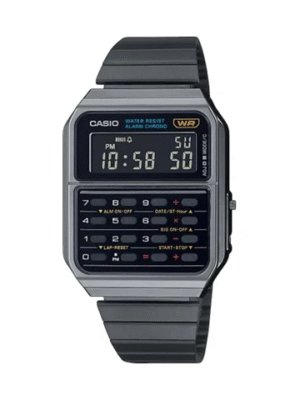 OROLOGIO CASIO VINTAGE Mod. CALCULATOR EDGY COLLECTION - FULL BLACK