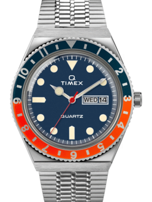 OROLOGIO TIMEX Mod. Q REISSUE CON CINTURINO IN METALLO - NUOVO