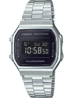 OROLOGIO CASIO VINTAGE MODELLO ICONIC - BLACK - INTRAMONTABILE