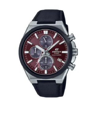 EFS-S630BL-5AVUEF CASIO EDIFICE MODELLO SPORT CHRONOGRAPHSOLAR POWERED, LEATHER- RED