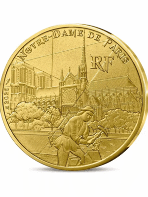 FRANCIA 2025 1/4 DI EURO - 0,25 CENTESIMI - CATTEDRALE NOTRE DAME - FDC - PRENOTABILE