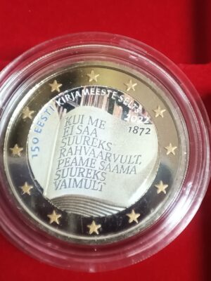 2 EURO COLORATA ESTONIA 2022 FONDAZIONE LETTERARIA FDC