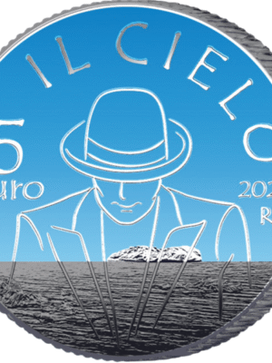 5 EURO ITALIA 2025 ARGENTO RENATO ZERO, IL CIELO, IN CONFEZIONE ORIGINALE