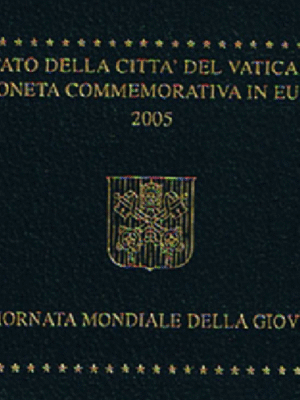 2005 Vaticano 2 euro FDC XX Giornata della Gioventù di Colonia