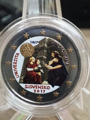 2 EURO COLORATA SLOVACCHIA 2017 UNIVERSITà ISTROPOLITANA FDC