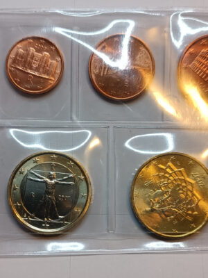 SERIE IN BLISTER ITALIA 2007 DA 1 CENTESIMO A 2 EURO FDC