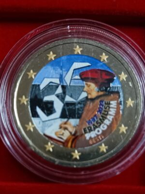 2 EURO 2022 ERASMUS ESTONIA COLORATA FDC